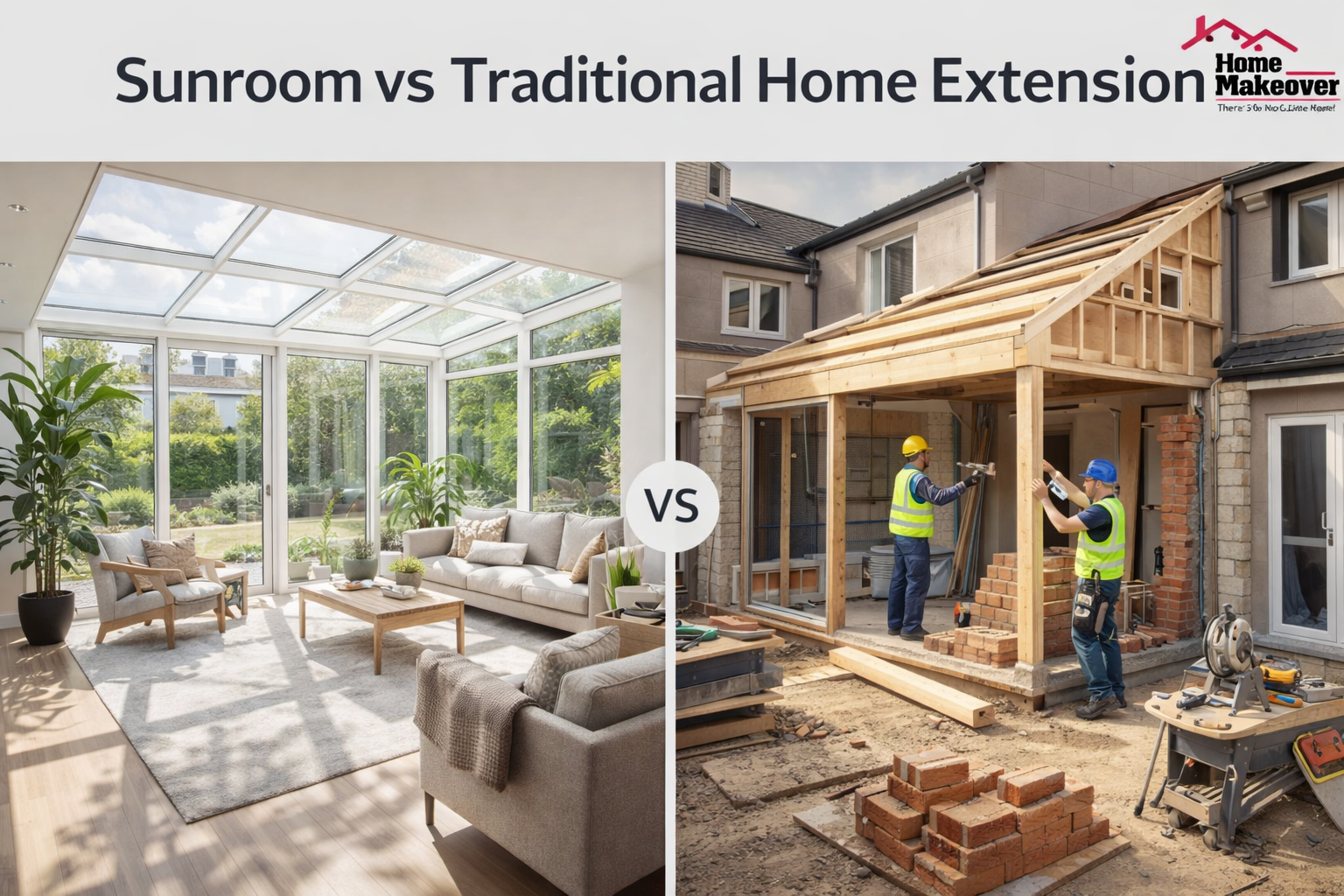 sunroom vs home extension