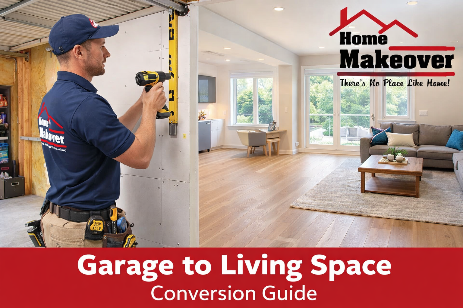 garage to living space conversion in Indiana