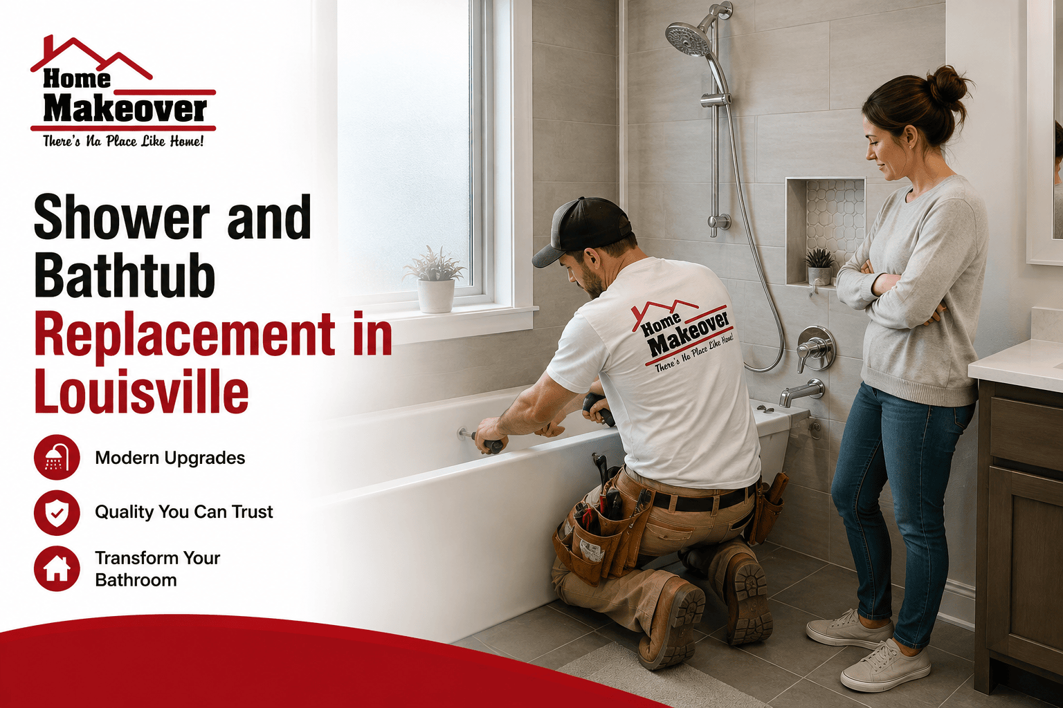 Shower and Bathtub Replacement in Louisville